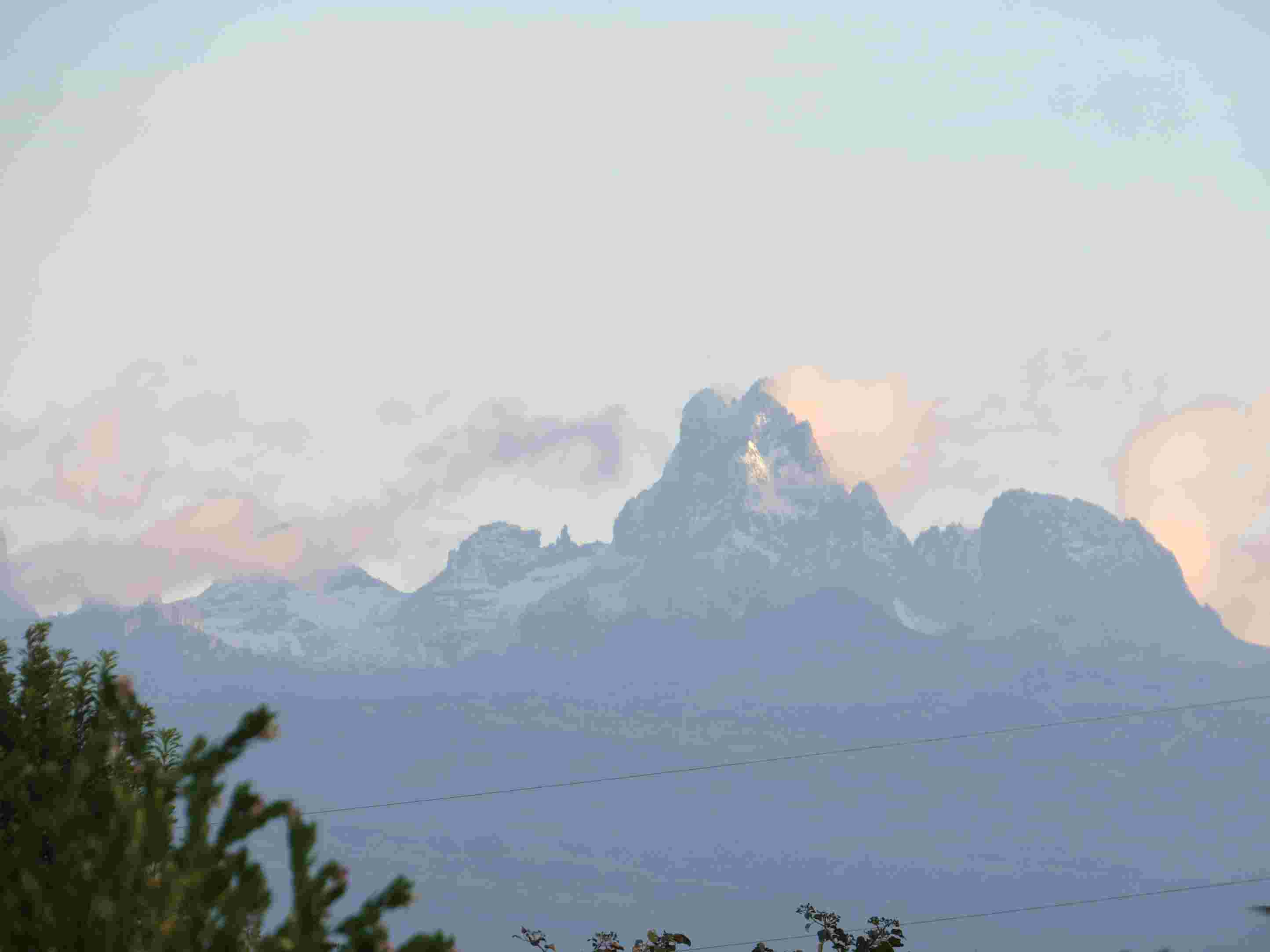 Sunrise over Mount Kenya